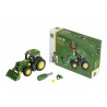 John Deere tractor with front loader toy